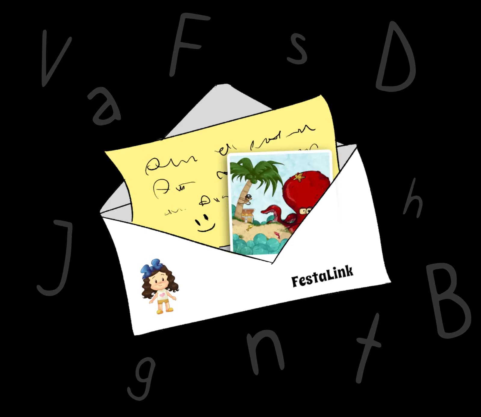 Envelope with invitation