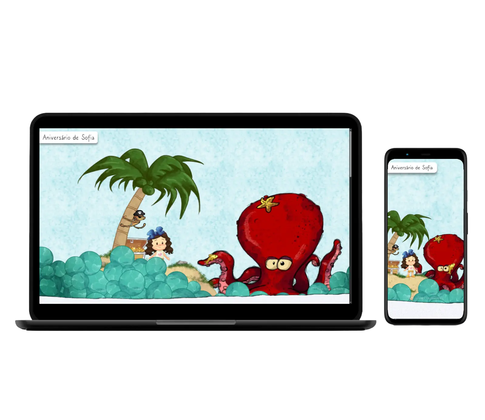 Invitation card mockup